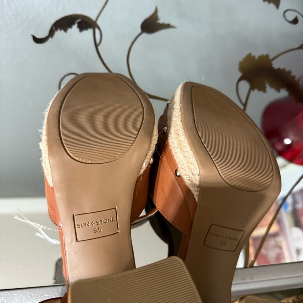 Chic Brown Platform Sandals - Picture 5 of 7